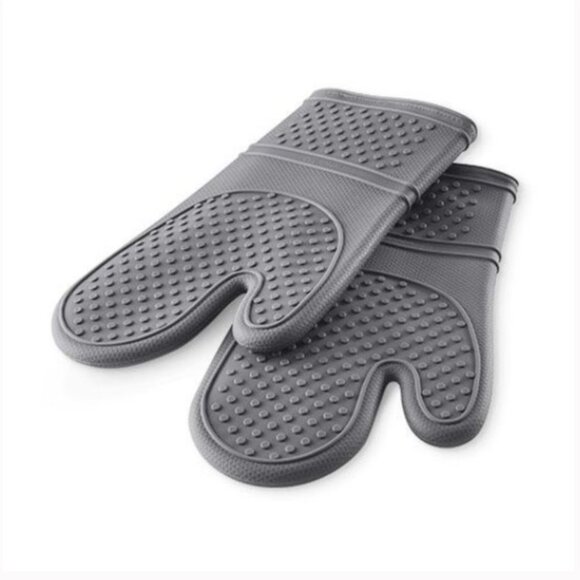 Pampered Chef Silicone Oven Mitt Set of 2 Like New - Picture 1 of 5